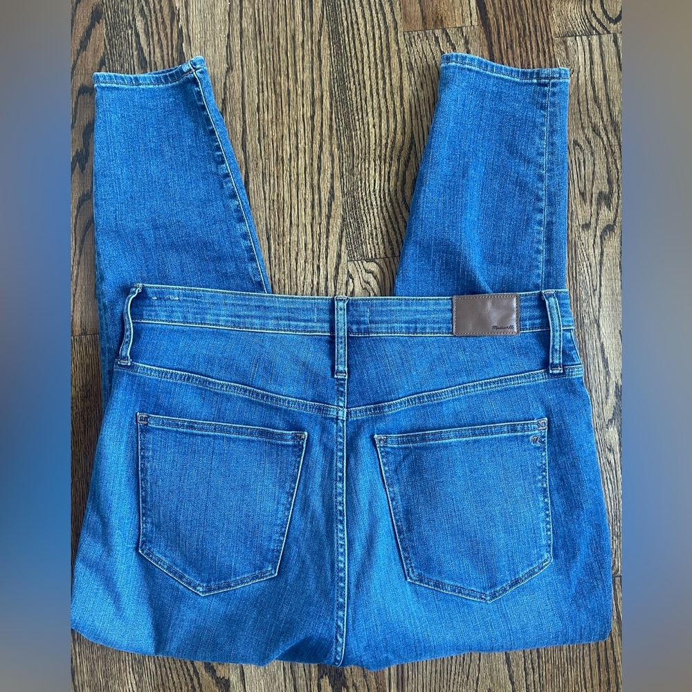 Madewell curvy high rise skinny crop ankle jeans 33 - Picture 7 of 9